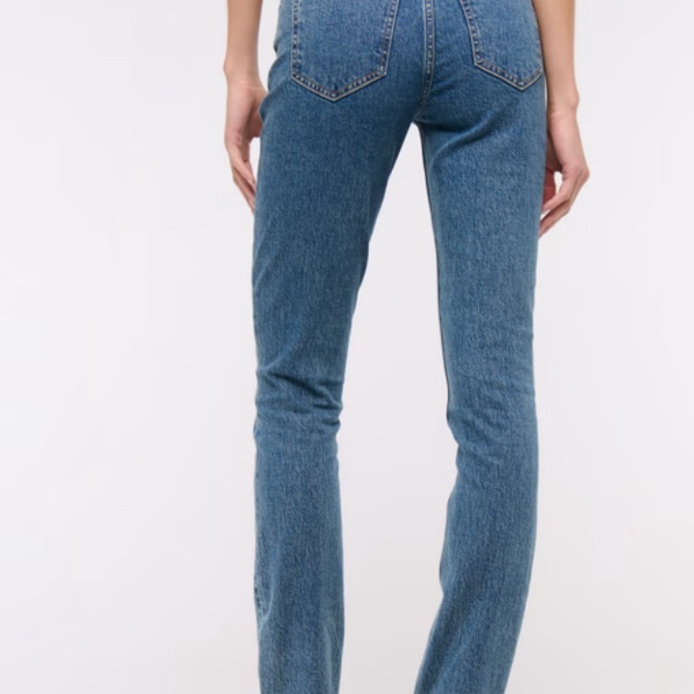 ABERCROMBIE & FIT H HIGH RISE MODERN SKINNY IN MEDIUM WASH SZ 26/2 Reg NWT - Picture 2 of 7